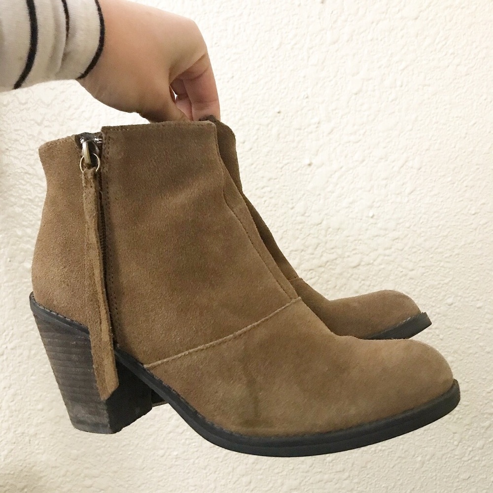 Brown booties